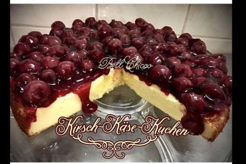 Kirsch-Käsekuchen ohne Boden  Glutenfrei!   26  cm  /   12   Stück auf Bestellung 