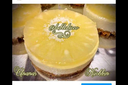 Ananas-Mandel-Quark Törtchen Glutenfrei !   Stück 3,80 €   auf Bestellung 